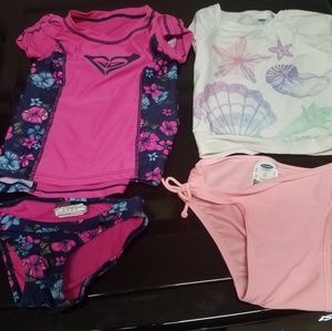 Swim set with rashguard